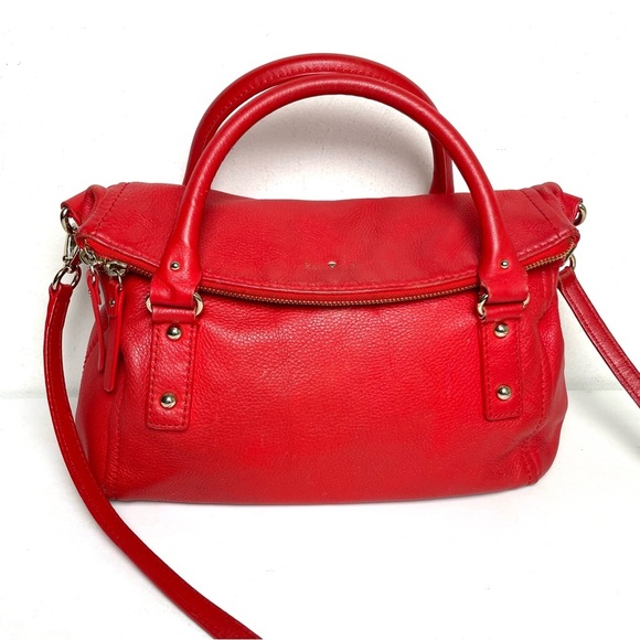 kate spade Handbags - KATE SPADE New York Cobble Hill Leslie Pebbled Leather Satchel Crossbody Bag
